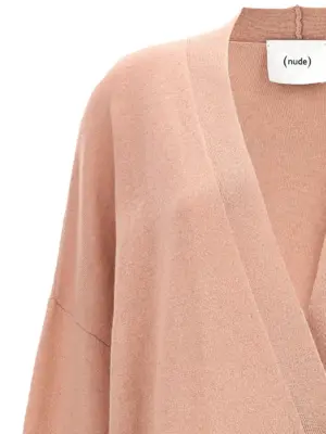 Oversize cardigan  NUDE Pink