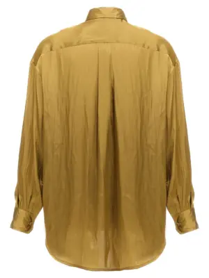 Satin shirt 1103037534 NUDE Green