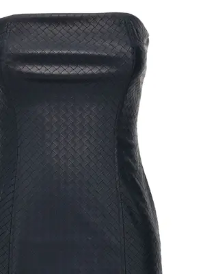 'Midi Braided' dress Woman ROTATE BIRGER CHRISTENSEN Blue