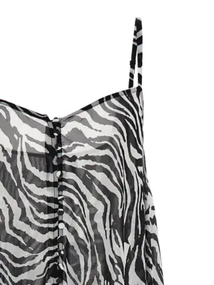 Rotate Birger Christensen x Reina Olga dress Woman ROTATE BIRGER CHRISTENSEN White/Black