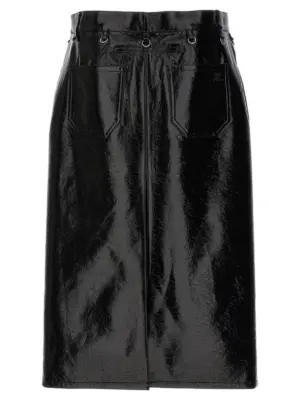 'Multiflex' skirt 124CJU155VY00149999 COURREGES Black