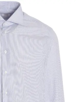 'Marechiaro' shirt Man BORRIELLO Light Blue