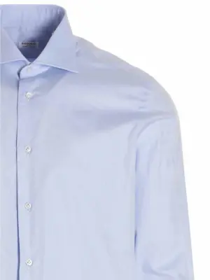 'Marechiaro' shirt Man BORRIELLO Light Blue
