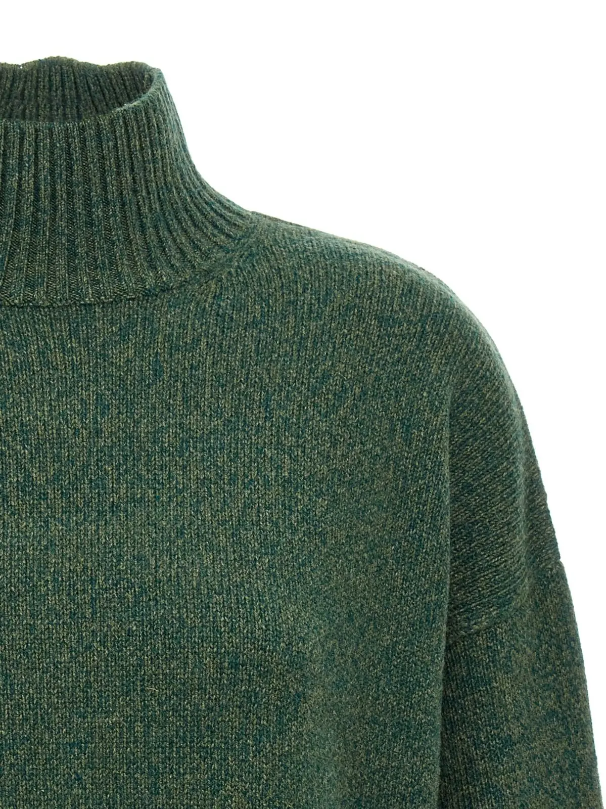 Светр Victoria Beckham Convertible Зелений 4 'Convertible' sweater 87% wool 13% cashmere VICTORIA BECKHAM Green