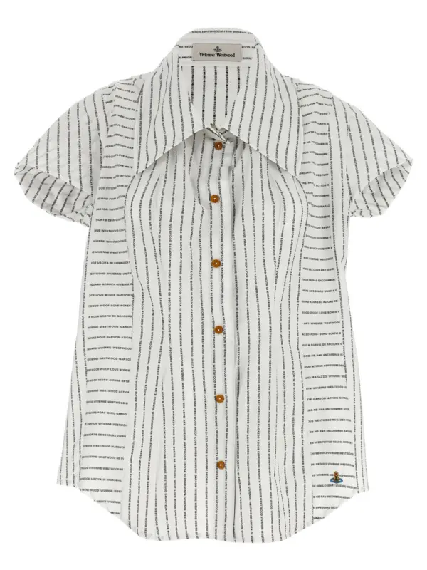 'Twisted Bagatelle' shirt VIVIENNE WESTWOOD White/Black
