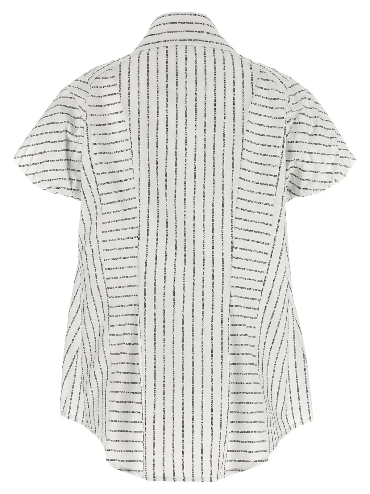 Сорочка Twisted Bagatelle Vivienne Westwood Чорно-біла 2 'Twisted Bagatelle' shirt 1501005PW00RUA102 VIVIENNE WESTWOOD White/Black