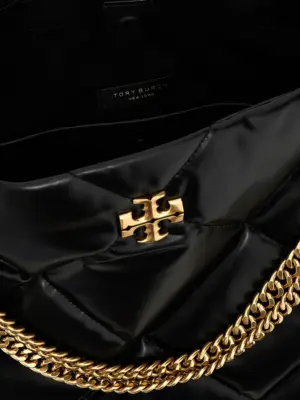 'Kira Diamond Quilt Hobo' shopping bag 100% cow leather (Bos Taurus) TORY BURCH Black