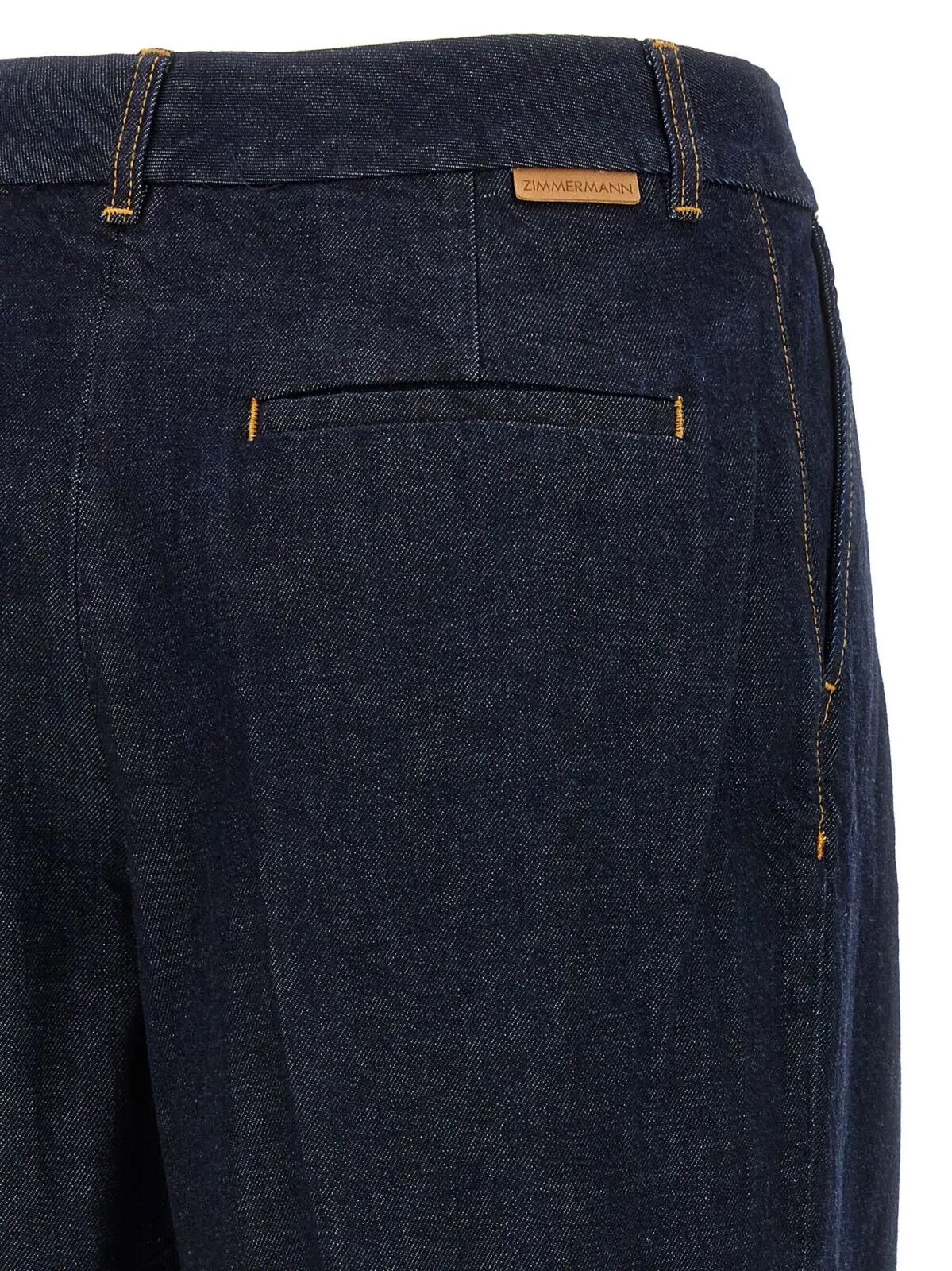 Джинси Zimmermann Illustration Denim Сині 4 'Illustration Denim' jeans 75% cotton 25% viscose ZIMMERMANN Blue