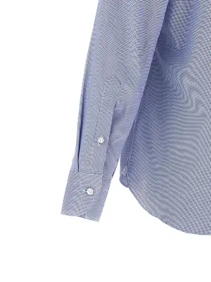 'Marechiaro' shirt 100% cotton BORRIELLO Light Blue