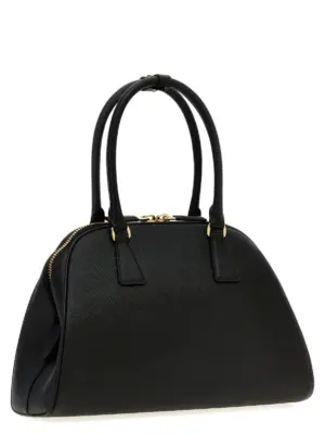 Saffiano midi handbag 1BG537VMOM2A4AF0002 PRADA Black