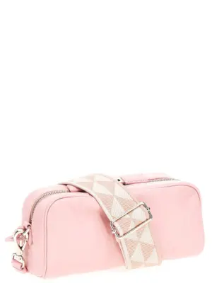 Logo antique nappa crossbody bag 1BH198V400F0E18 PRADA Pink