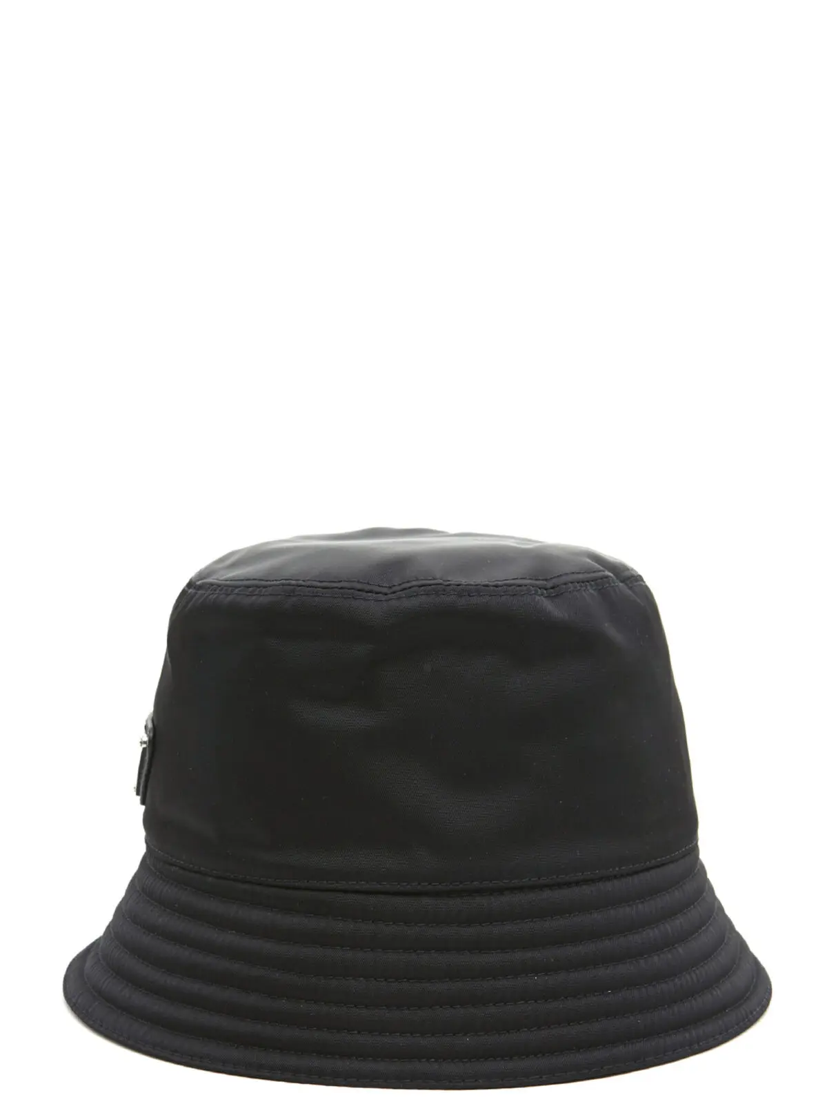 Кепка-ведро з логотипом Prada Чорна 1 Logo bucket hat PRADA Black