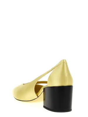 Cut out pumps Woman PRADA Yellow