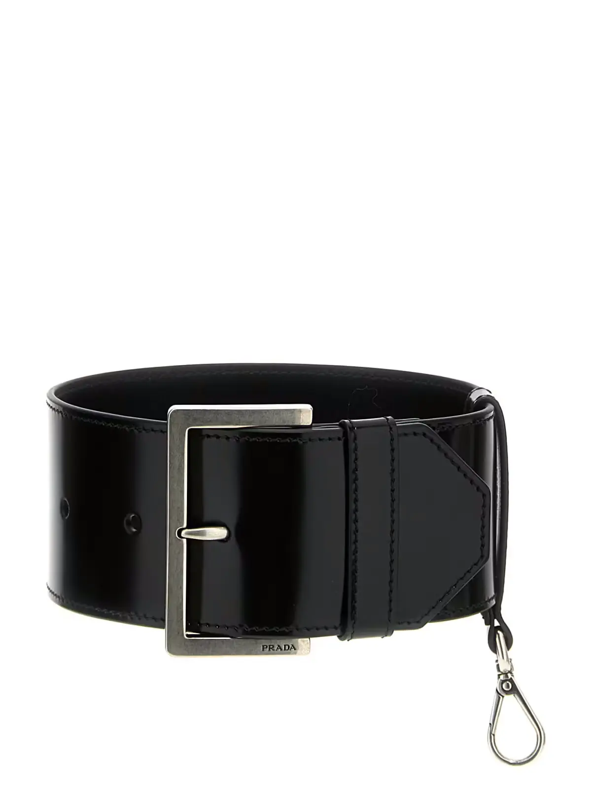 Рукав Prada Brushed leather Чорний 1 Brushed leather sleeve PRADA Black