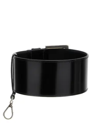 Brushed leather sleeve 1TW008ZO6F0002 PRADA Black