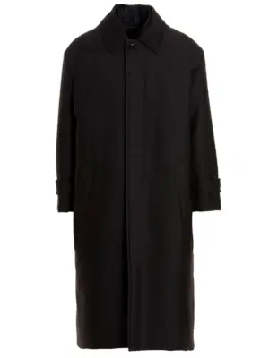 Valentino Pink PP Collection reversible long coat VALENTINO GARAVANI Black