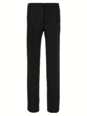 Check wool trousers ETRO Black