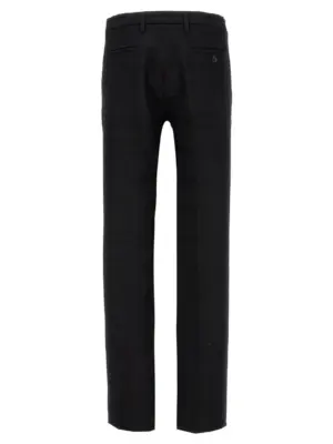 Check wool trousers 1W8260219001 ETRO Black
