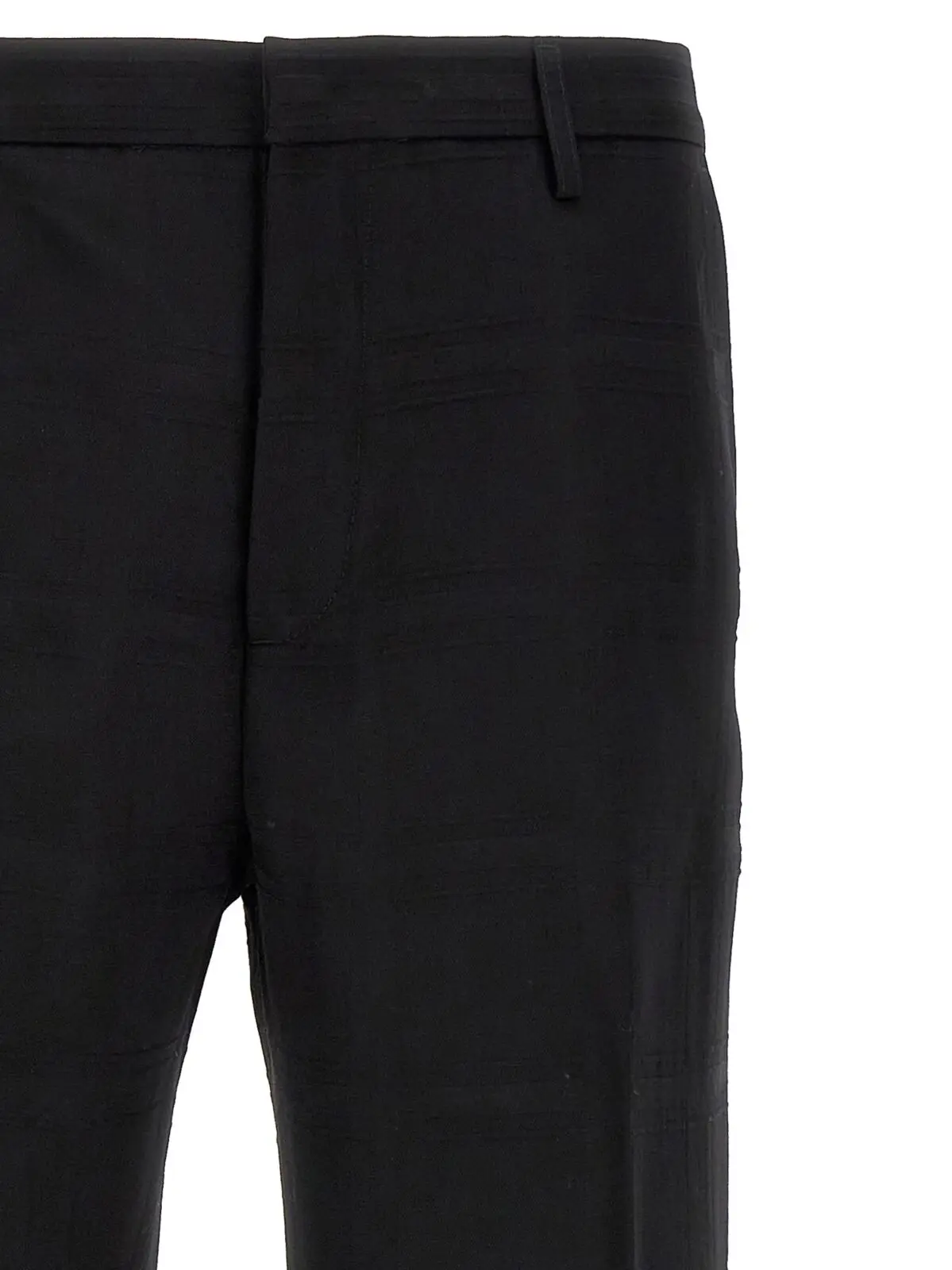 Штани з вовни в клітинку Etro Чорні 3 Check wool trousers Man ETRO Black
