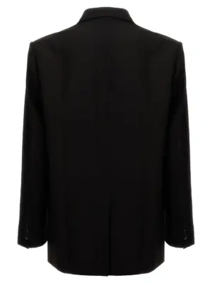 'Pinched Logo' blazer 201BL002BLACK Y/PROJECT Black
