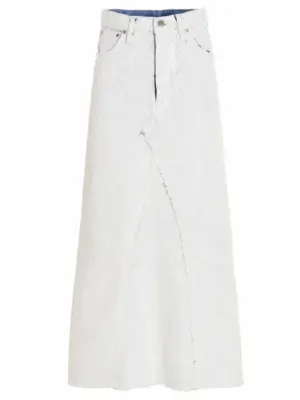 'Bianchetto’ skirt MAISON MARGIELA White