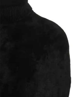 'Doppio Damasco' cape Unisex SAPIO Black