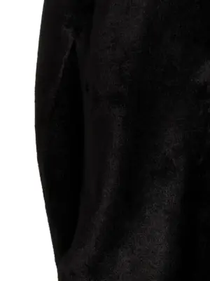 'Doppio Damasco' cape 83% viscose 17% polyamide SAPIO Black