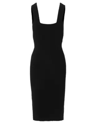 Knit midi dress WARDROBE NYC Black