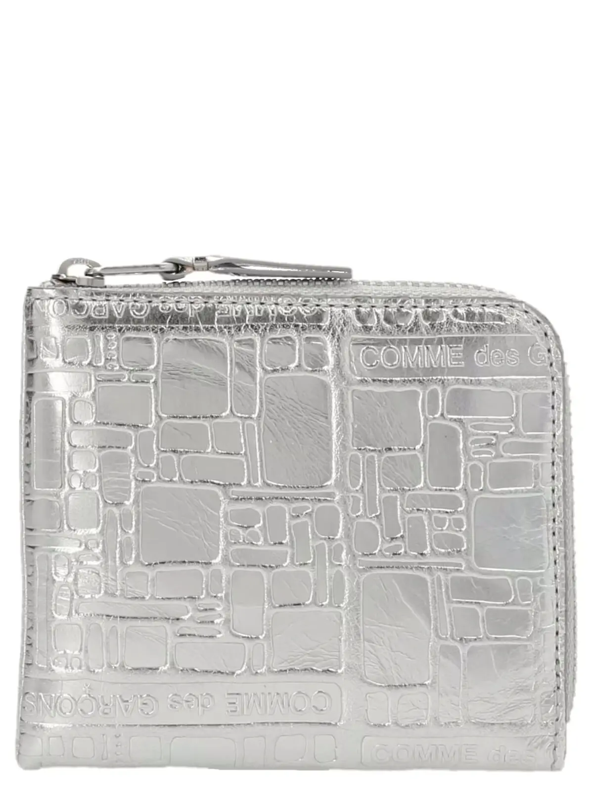 Гаманець Comme Des Garçons Wallet Embossed Logotype Срібний 1 'Embossed Logotype' wallet COMME DES GARÇONS WALLET Silver
