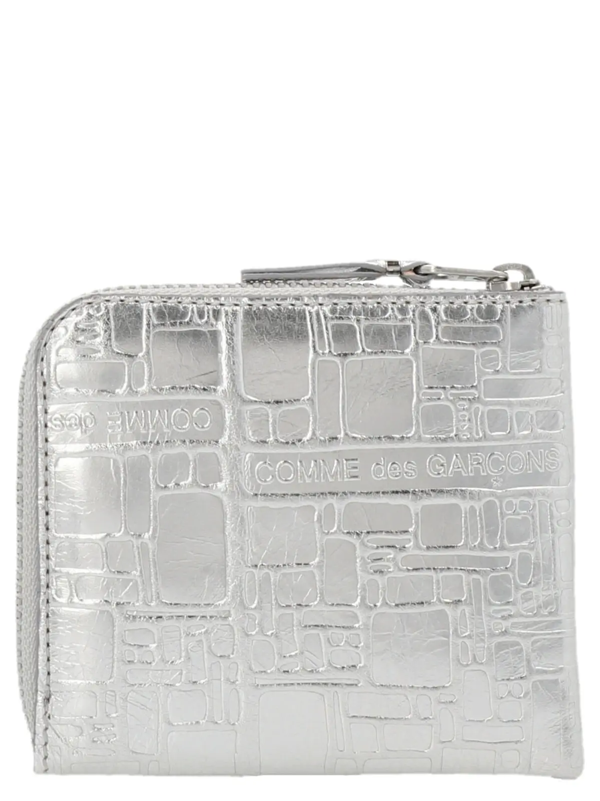 Гаманець Comme Des Garçons Wallet Embossed Logotype Срібний 2 'Embossed Logotype' wallet SA3100EGSILVER COMME DES GARÇONS WALLET Silver