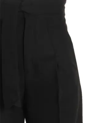 Check pants Woman CAPASA Black