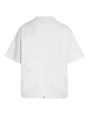 Logo printed t-shirt FTJ001FX001010WHT INCOTEX RED X FACETASM White