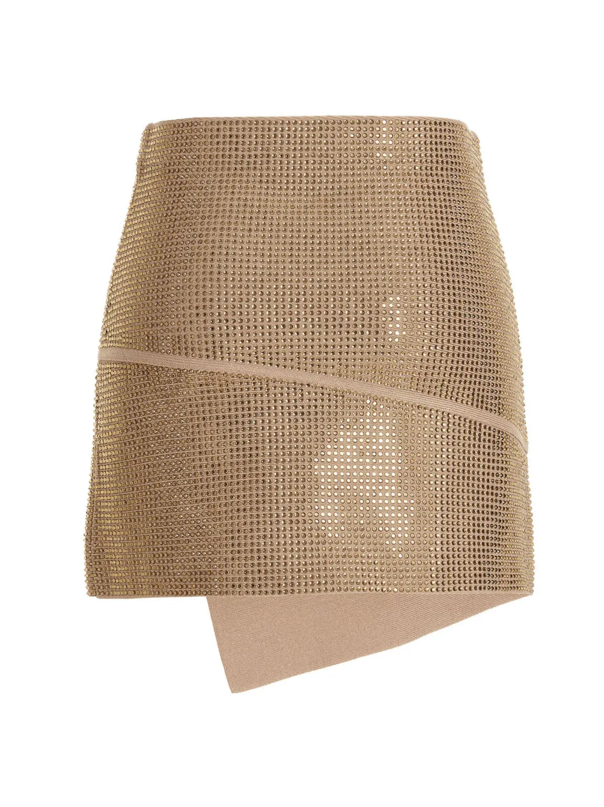 Спідниця Sequin knit Andreādamo Бежевий 2 Sequin knit skirt ADFW22SK05772475001 ANDREĀDAMO Beige