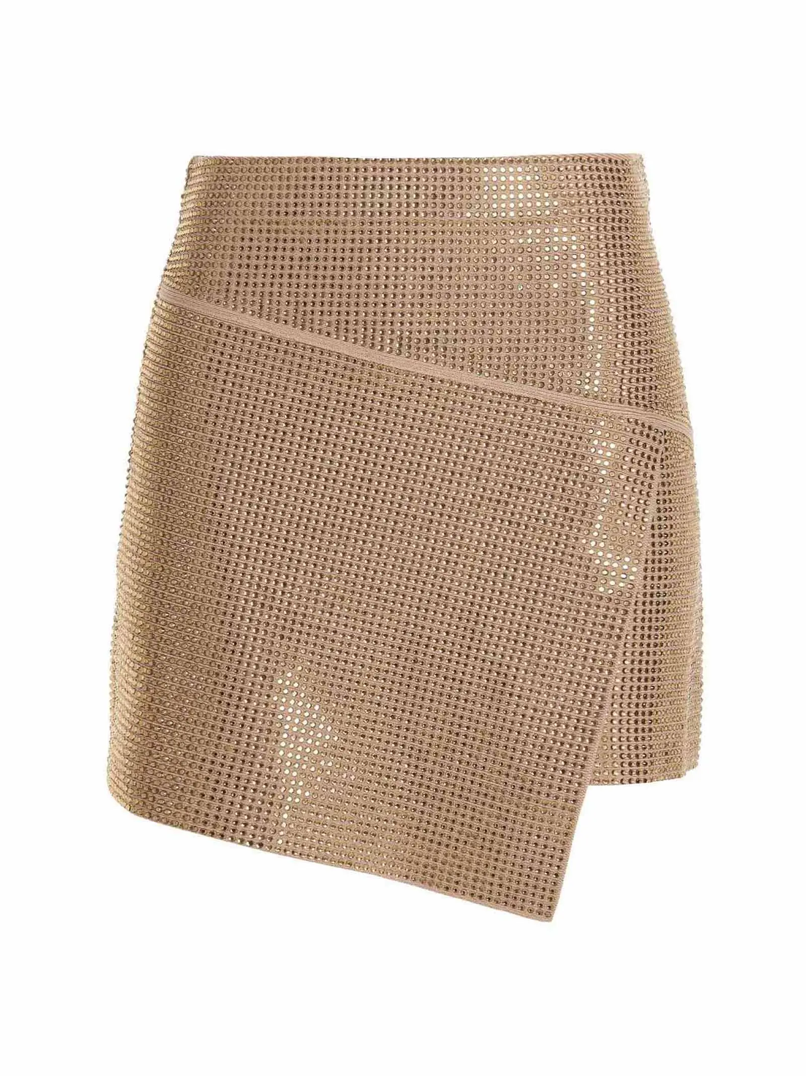 Спідниця Sequin knit Andreādamo Бежевий 1 Sequin knit skirt ANDREĀDAMO Beige