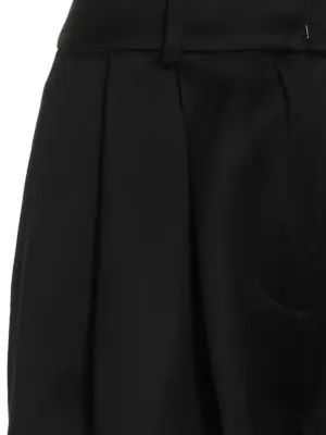Pants with front pleats Woman CO Black