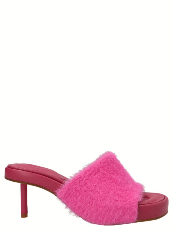 'Clay' mules JACQUEMUS Fuchsia