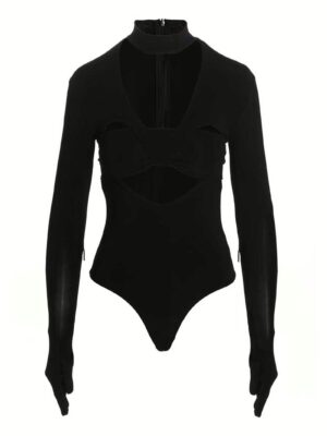 'Heart Shaped Gloves' bodysuit AMBUSH Black