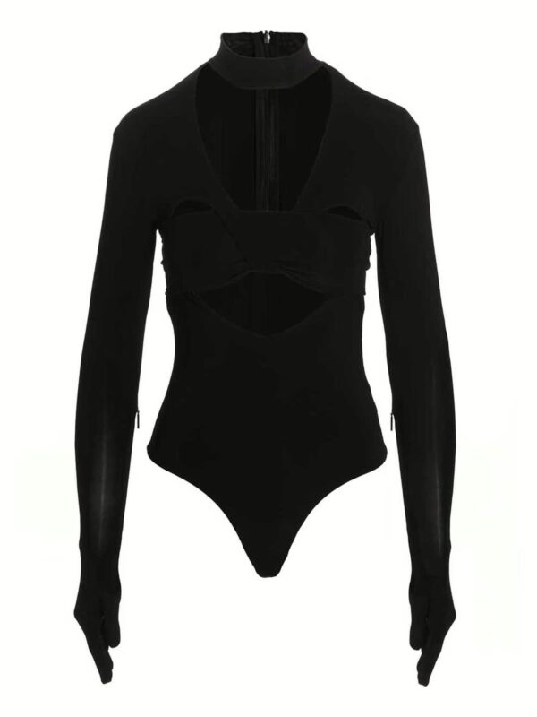 'Heart Shaped Gloves' bodysuit AMBUSH Black
