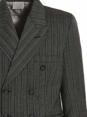 Blazer 'Tonal Double Breasted Tailored' 100% virgin wool VTMNTS Black