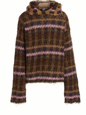 'Knitted Giant' hooded sweater VITELLI Multicolor