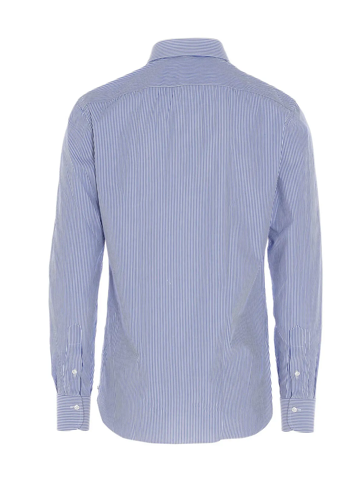 Сорочка Borriello бавовняна в смужку Блакитна 2 Striped cotton shirt 140134 BORRIELLO Light Blue