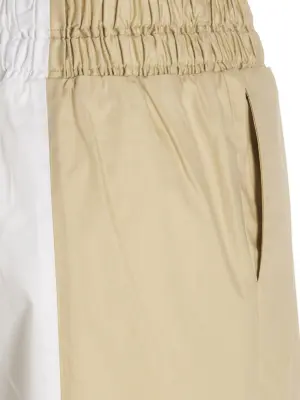 Loose leg two-color pants 100% cotton FABIANA FILIPPI Multicolor