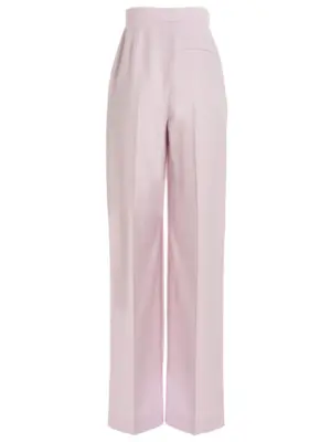 Pants with front pleats 705526QJAAC5093 MCQUEEN Pink