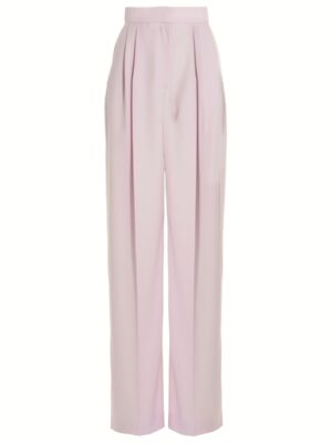 Pants with front pleats MCQUEEN Pink