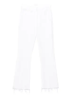 'The Hustler Ankle Fray’ jeans MOTHER White