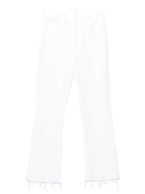 'The Hustler Ankle Fray’ jeans MOTHER White