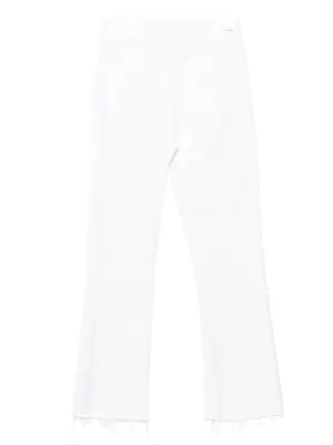 'The Hustler Ankle Fray’ jeans 1117753FOT MOTHER White