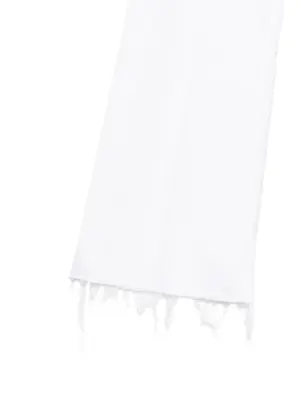 'The Hustler Ankle Fray’ jeans Woman MOTHER White