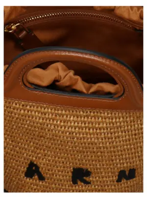 'Tropicalia Mini' crossbody bag 52% cotton 48% polyamide MARNI Beige