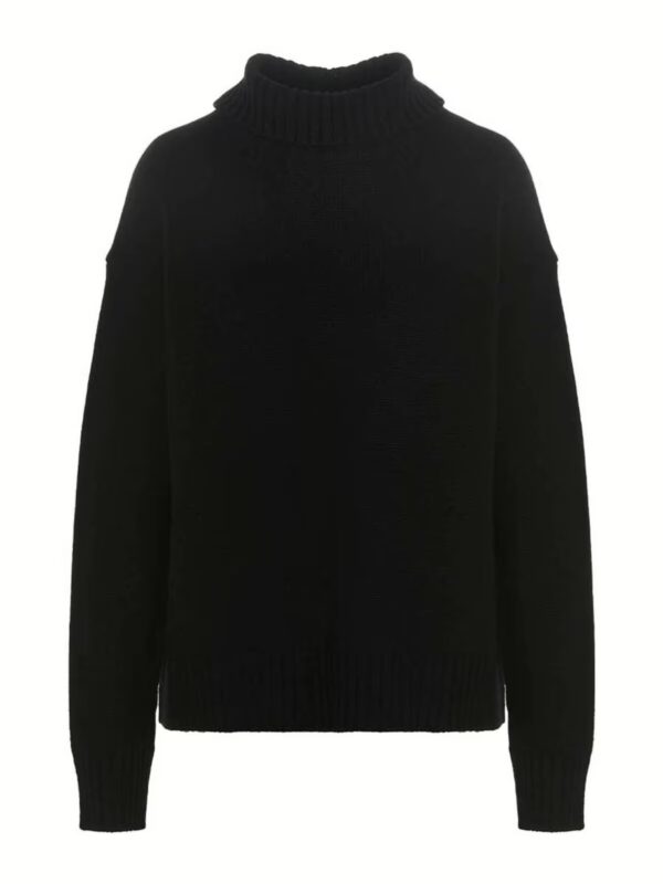 Cashmere blend sweater JIL SANDER Black